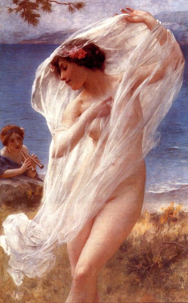 A Dance by the Sea - Charles-Amable Lenoir