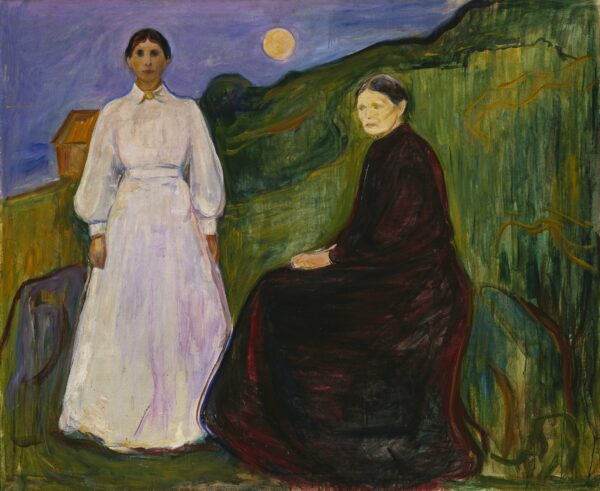 Mother and Daughter - Edvard Munch Oil Painting Reproduction