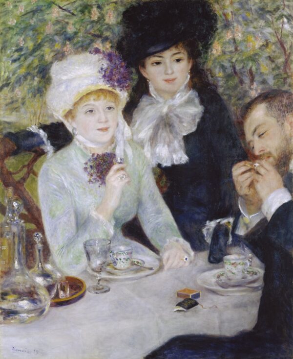 Renoir After Dinner 1879 - Pierre-Auguste Renoir