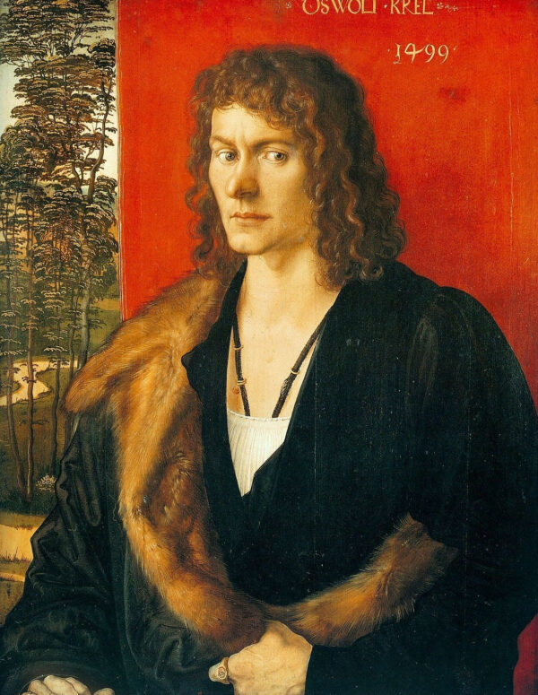 Portrait of Oswald Krell - Albrecht Dürer