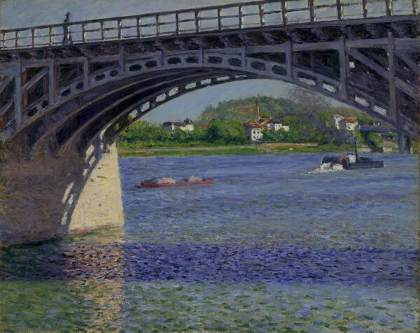 The Bridge at Argenteuil - Caillebotte