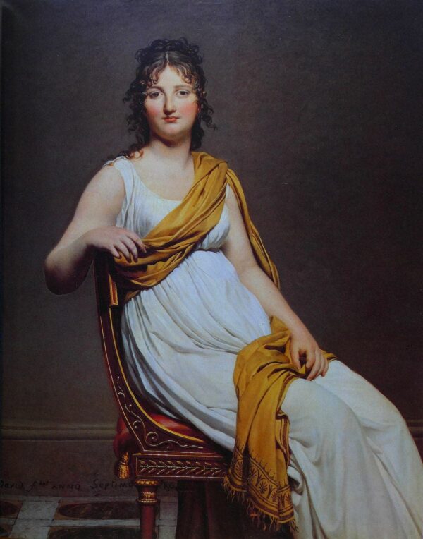 Portrait of Madame de Verninac - Jacques-Louis David