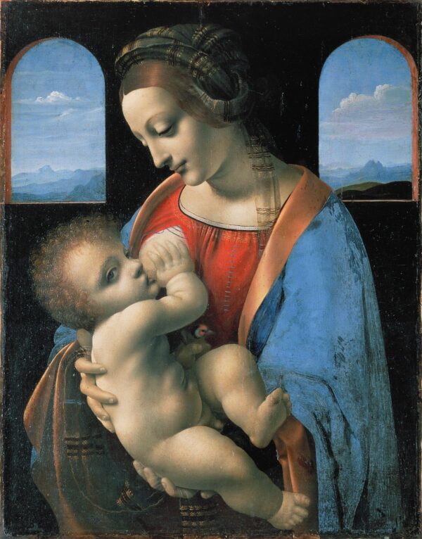 Madonna Litta - Leonardo da Vinci Oil Painting Reproduction for Sale