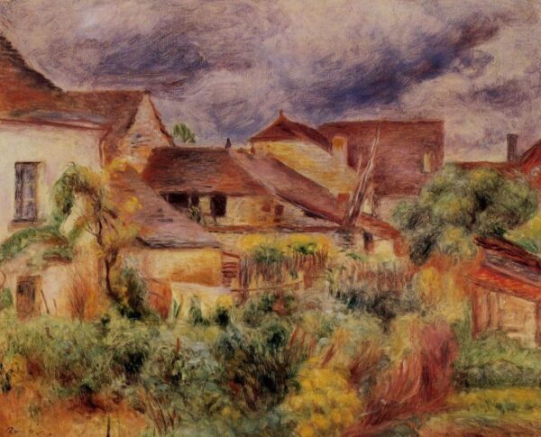 The small village of Essoyes - Pierre-Auguste Renoir