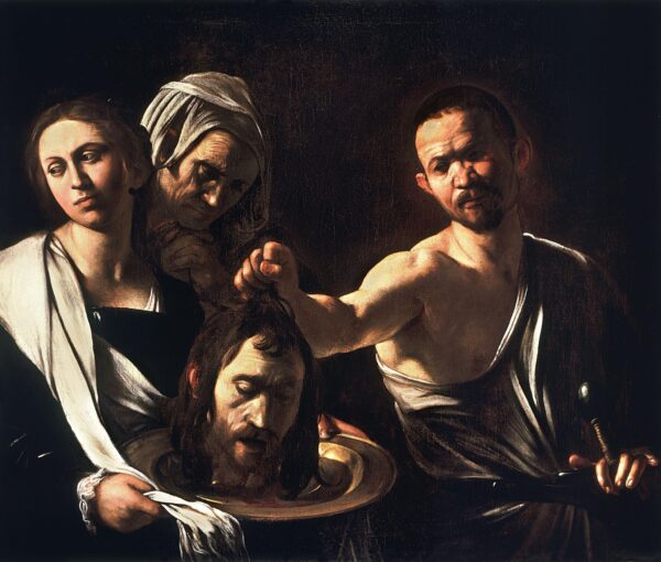 Salome receives the head of Saint John the Baptist - Caravaggio