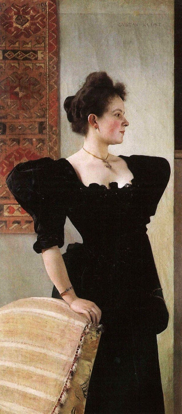 Portrait of Marie Breunig - Gustav Klimt