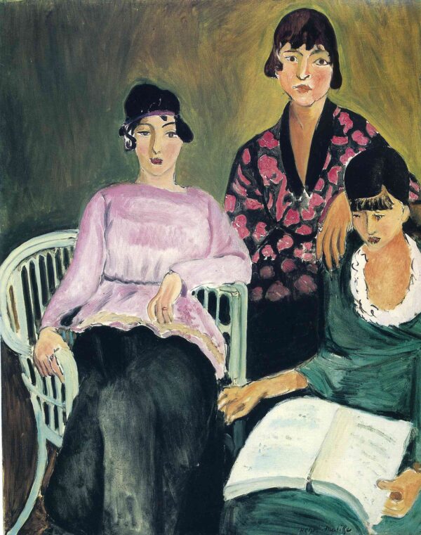 Three Sisters 1917 - Matisse Oil Painting Reproduction: High-Quality Artwork for Sale