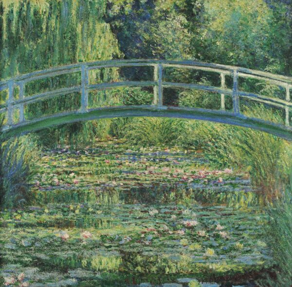 Water Lilies and Japanese Bridge - Claude Monet