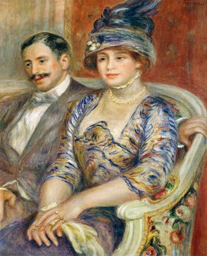 Monsieur et Madame Bernheim de Villers – Pierre-Auguste Renoir Oil Painting Reproduction