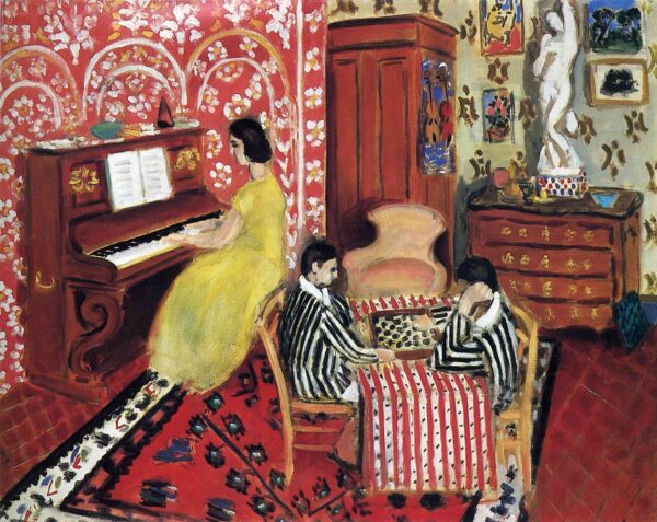 Pianist and Checkers Players - Matisse