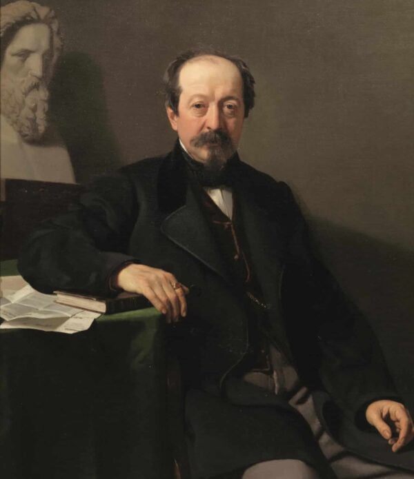 Portrait of Dr. Federigo Ermanno Filippi - Antonio Ciseri