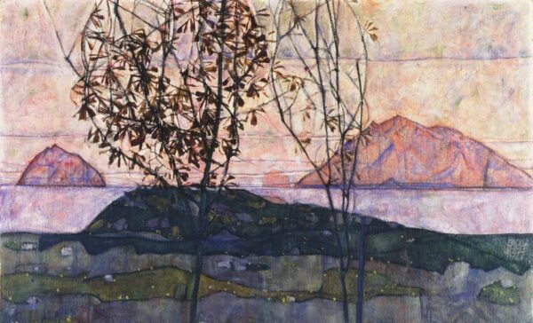 Setting Sun - Egon Schiele