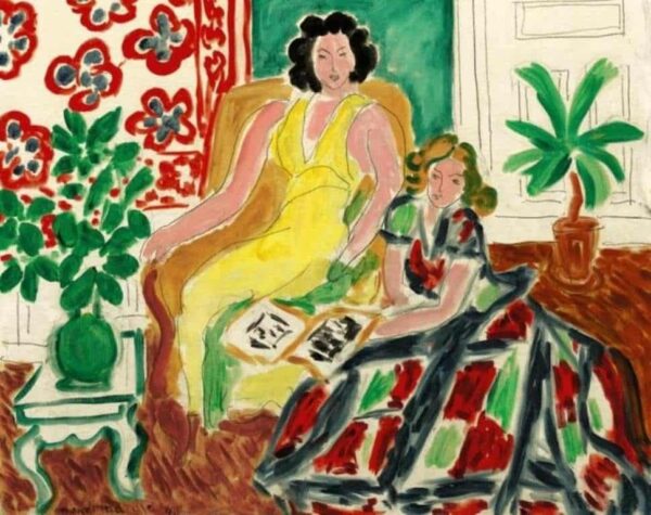 Yellow Robe and Harlequin Robe - Matisse