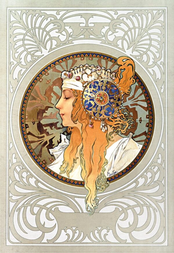 Byzantine Heads: Blonde - Mucha