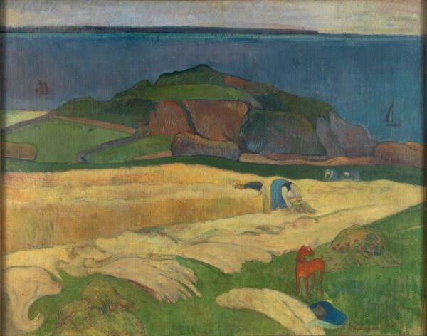 Harvest (Le Pouldu) - Paul Gauguin