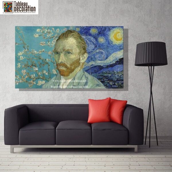 Tableau Van Gogh portrait. 

Translation: Van Gogh Portrait Painting - Image 2