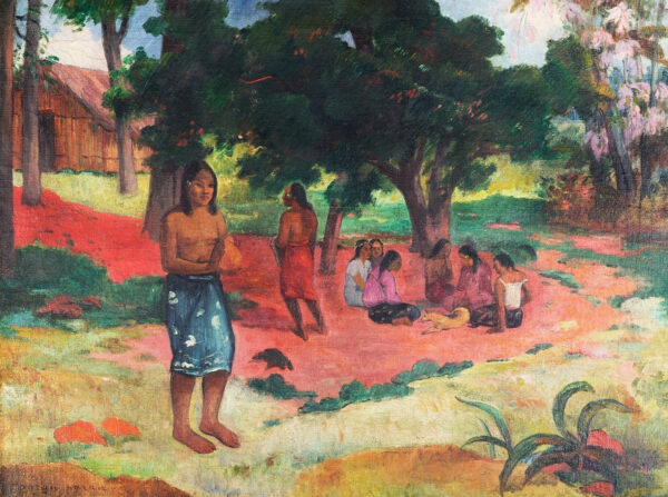 Whispered Words - Paul Gauguin Oil Painting Reproduction