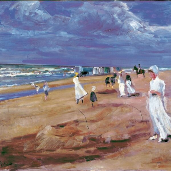 Beach of Noordwijk - Max Liebermann