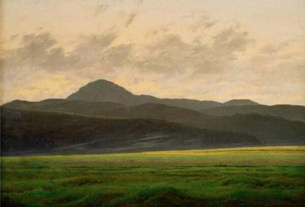 Landscape of Bohemia - Caspar David Friedrich