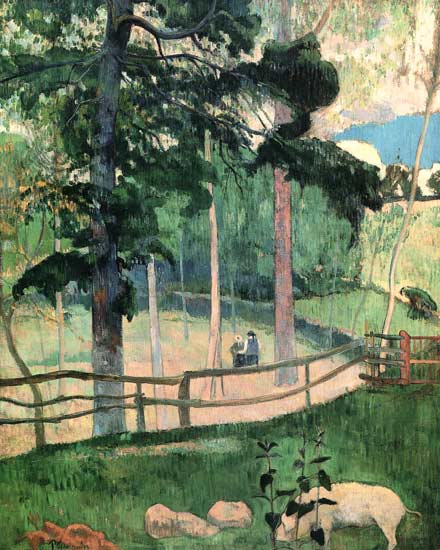 Passage (1889) - Paul Gauguin