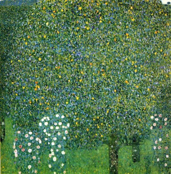 Rosebushes under the Trees - Gustav Klimt