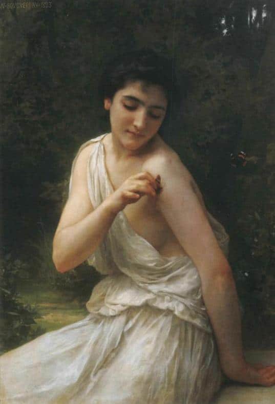 The Butterfly - William Bouguereau