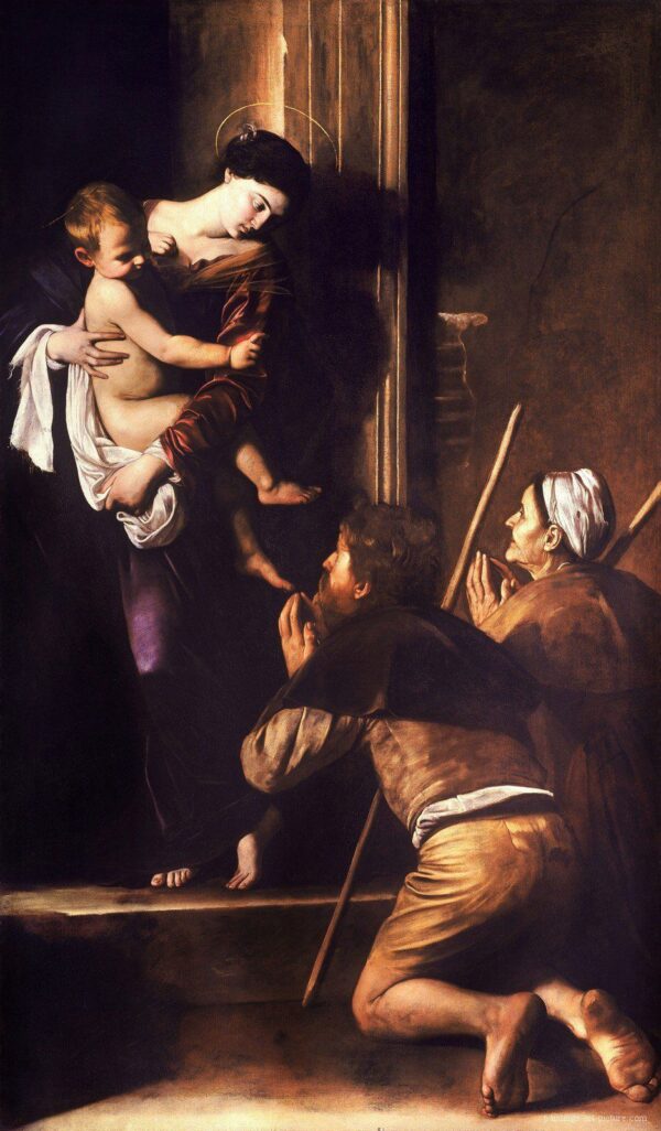 Oil Painting Reproduction of Notre Dame de Lorette by Caravaggio