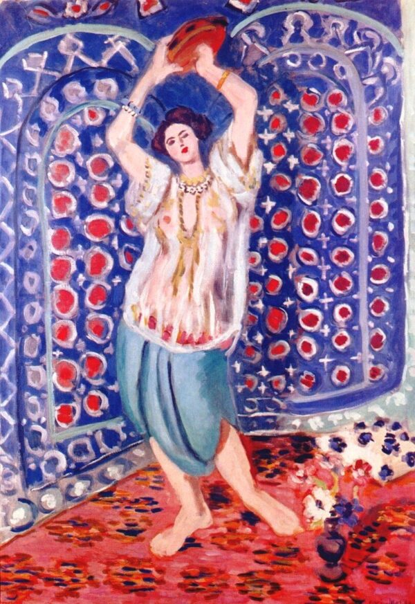 Odalisque with Tambourine Harmony in Blue - Matisse