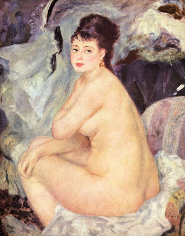 Female Nude (Anna) - Pierre-Auguste Renoir