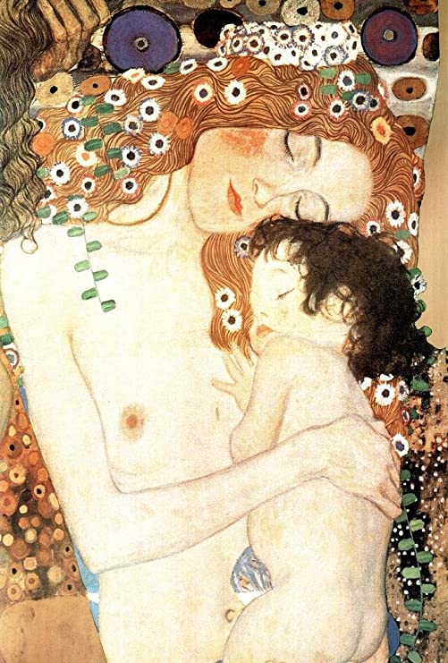 Mother and Child - Gustav Klimt Oil Painting Reproduction