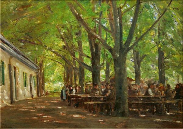 A Country Brewery, Brannenburg, Bavaria - Max Liebermann