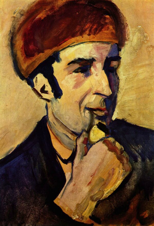 Portrait of Franz Marc - August Macke