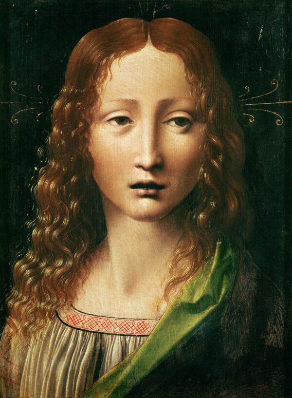 Head of the Savior - Leonardo da Vinci