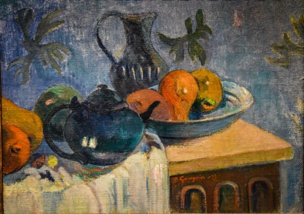 Pitcher and Fruits - Paul Gauguin