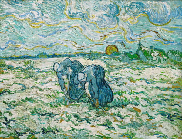 Peasant Women Digging - Van Gogh