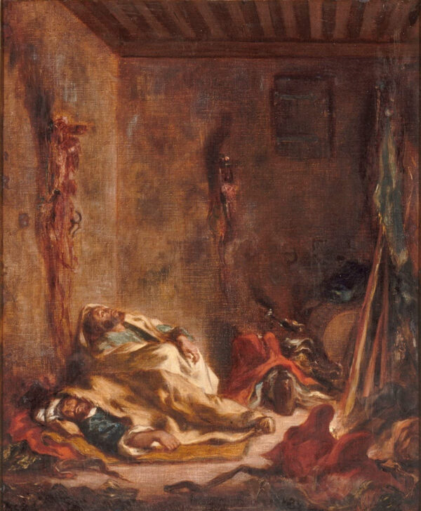 A Guard Post in Meknes - Eugène Delacroix