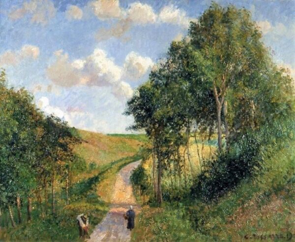 Landscape at Berneval - Camille Pissarro