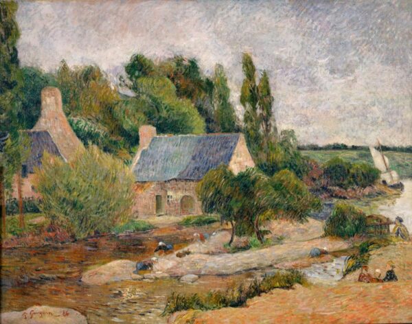 The Washerwomen of Pont-Aven - Paul Gauguin