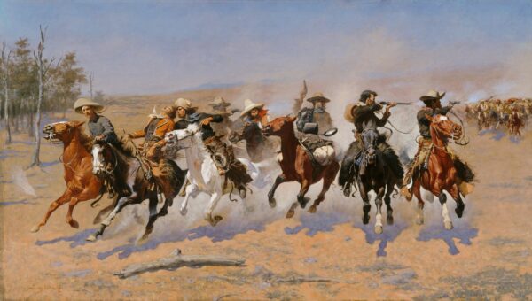 A Race for the Timber - Frederic Remington