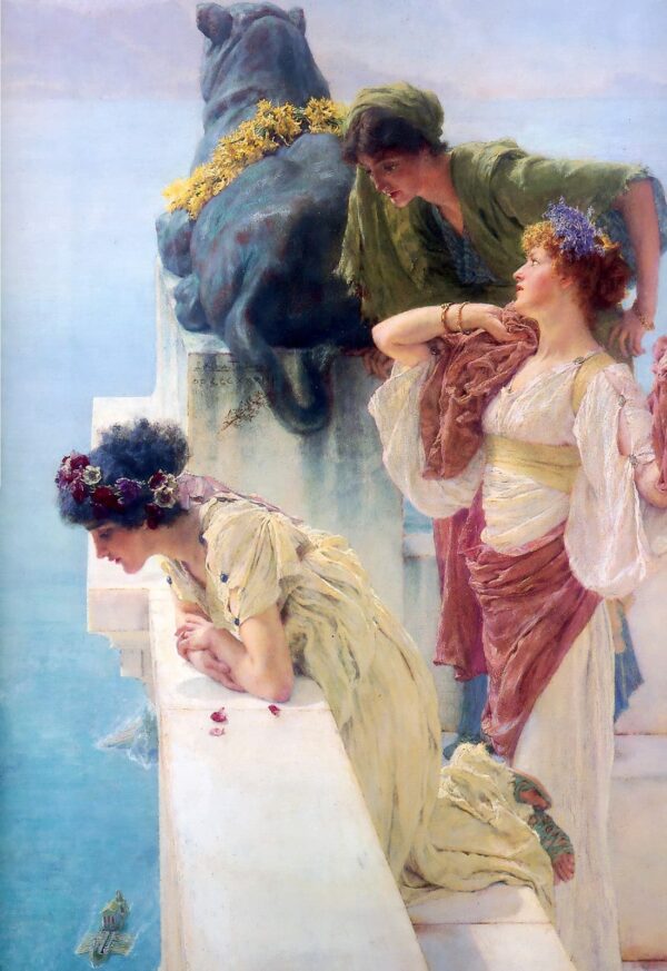 A Cock and Bull Story - Lawrence Alma-Tadema