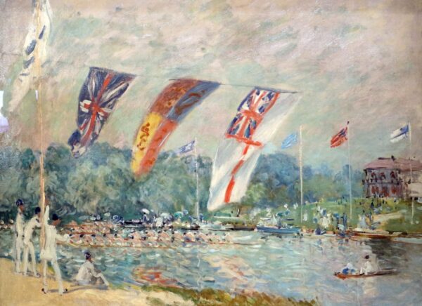 The Regattas at Molesey - Alfred Sisley