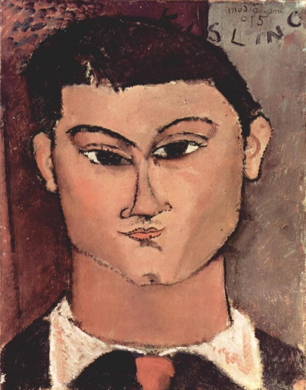 Portrait of Moise Kisling - Amadeo Modigliani