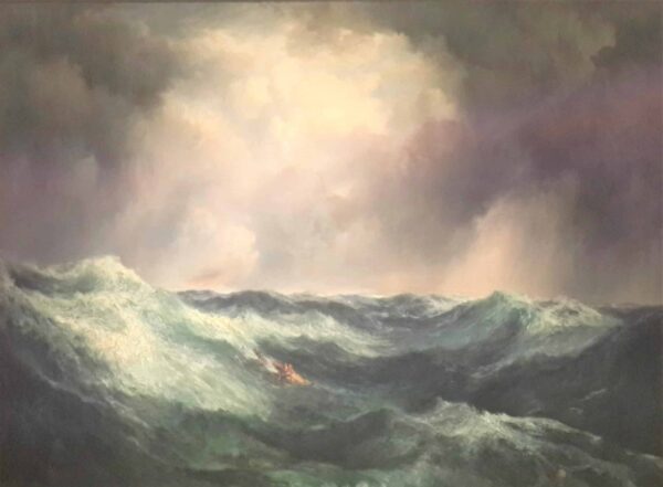 A Stormy Sea, 1887 - Thomas Moran