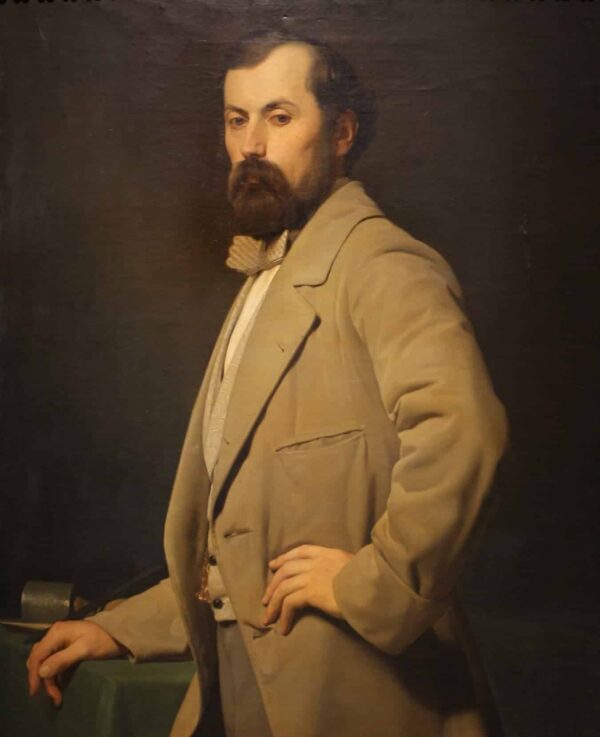 Portrait of Luigi Majoli - Antonio Ciseri