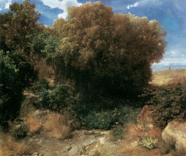 Landscape of the Countryside - Arnold Böcklin