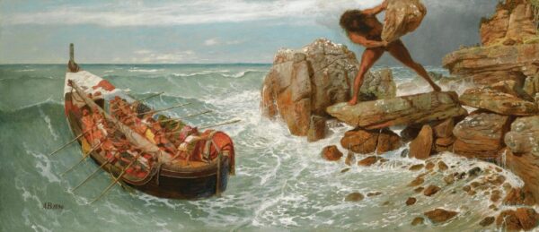 Ulysses and Polyphemus - Arnold Böcklin