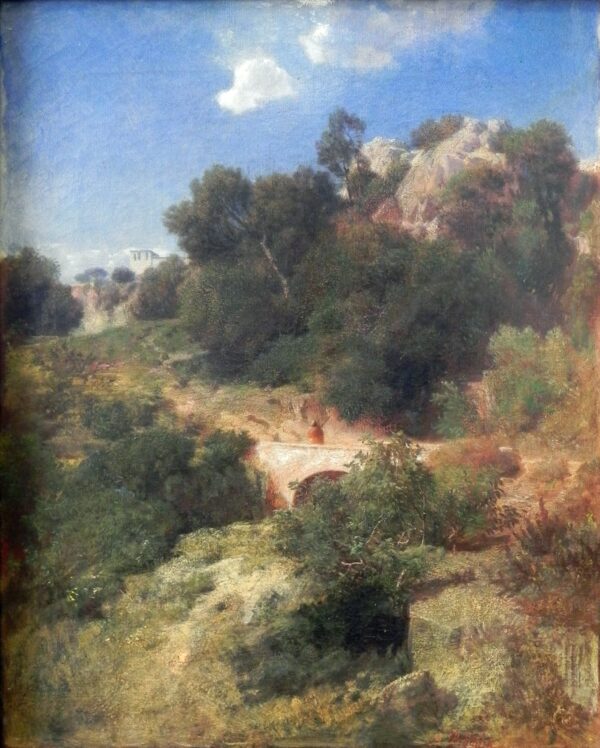 Italian Landscape - Arnold Böcklin