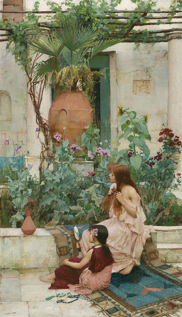 At Capri- John William Waterhouse