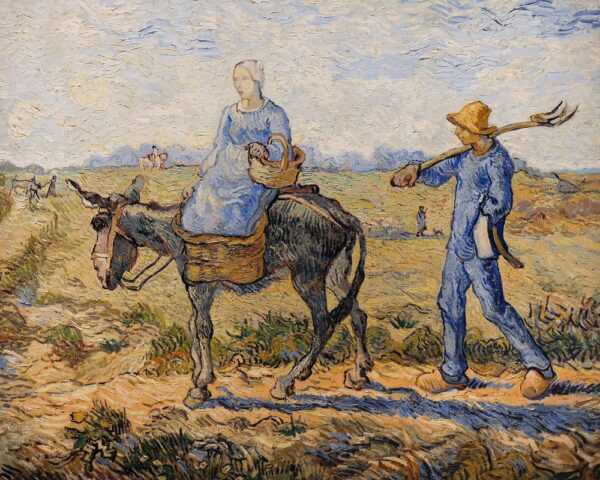 Morning, Going to Work - Van Gogh Oil Painting Reproduction