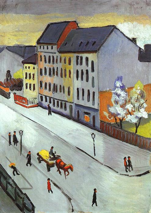 Our Journey in Gray - August Macke" Oil Painting Reproduction